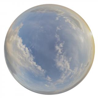 HDRi Skydome of Sunset Sky 12K